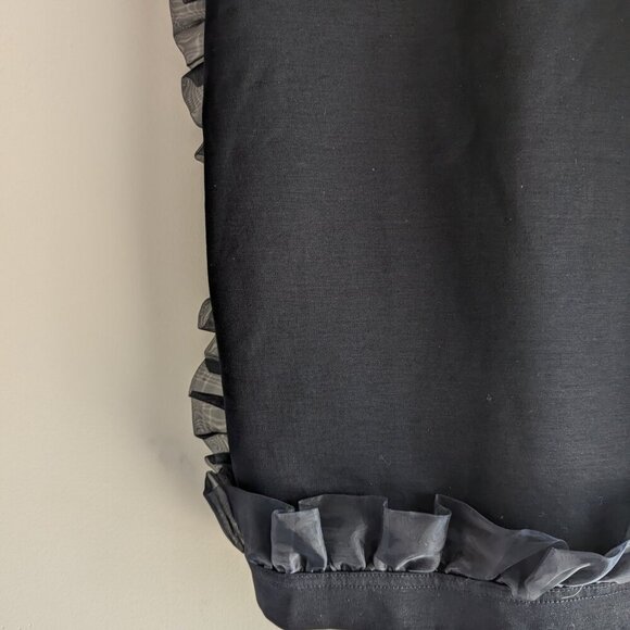 Noir Kei Ninomiya Tulle Ruffle T-Shirt - Picture 8 of 15